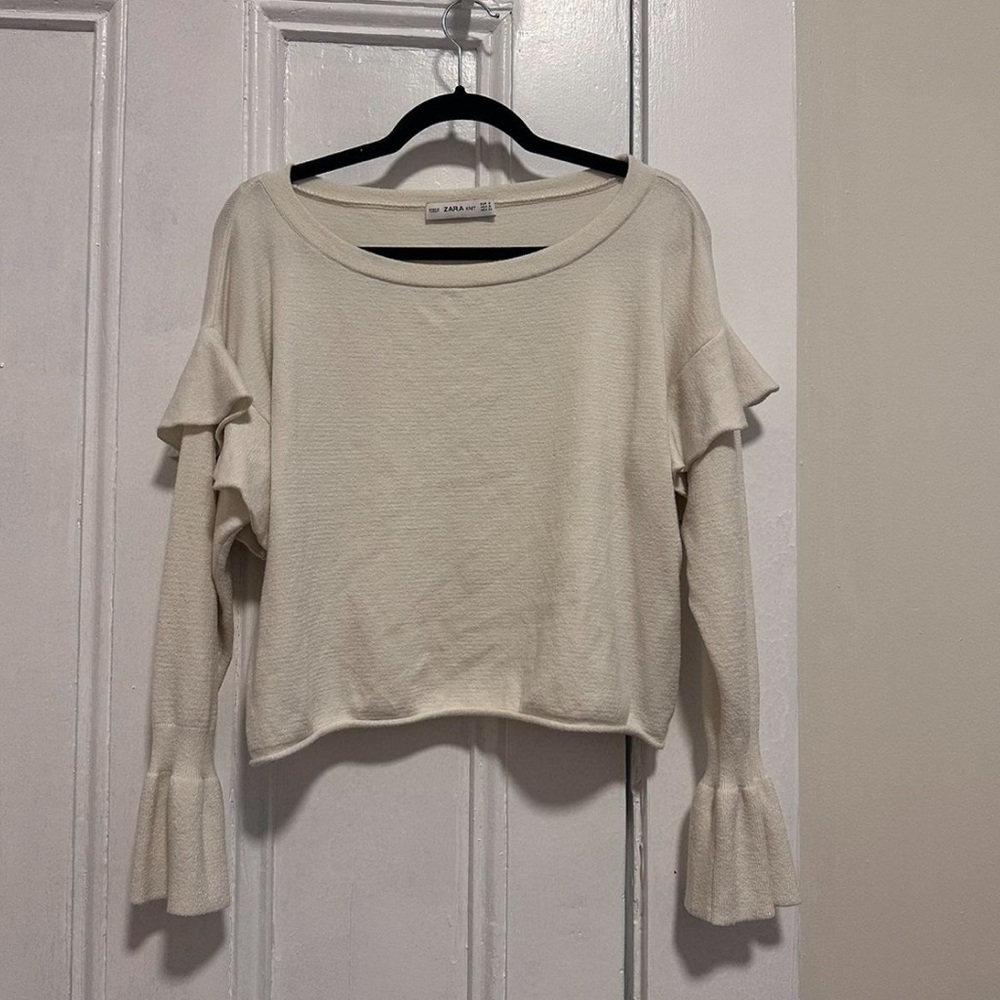 Zara Knit Cream Sweater